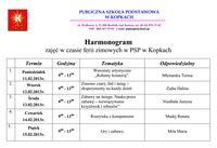 PROGRAM FERII ZIMOWYCH 2013 W PSP W KOPKACH